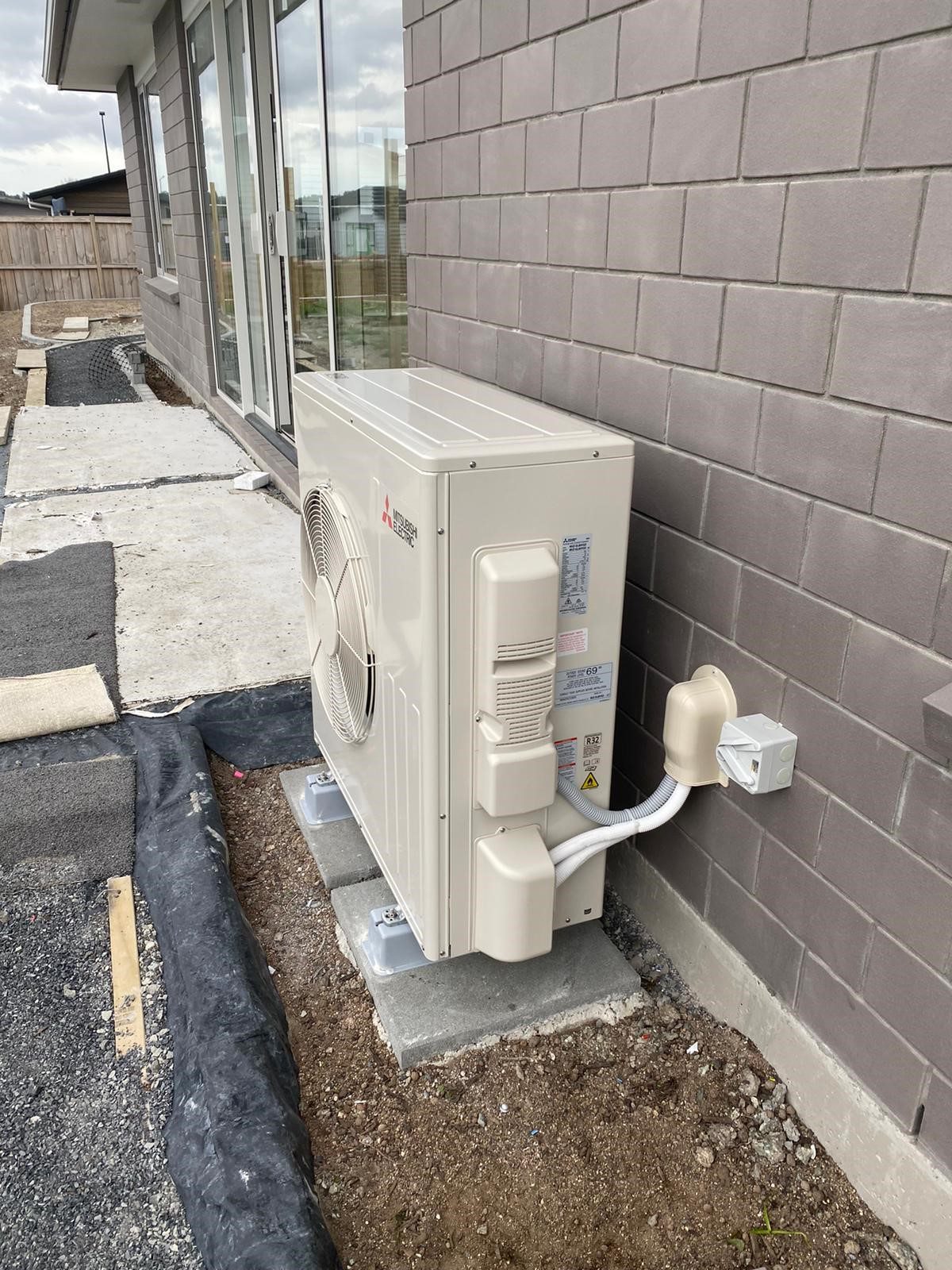 Aicon unit installation outside