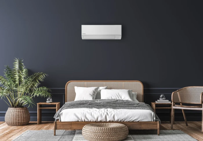 High wall heat pump installed in a modern NZ bedroom, illustrating typical heat pump costs in New Zealand